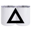 10 oz. White Stainless Steel Short Tumbler Thumbnail