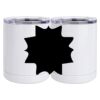 10 oz. White Stainless Steel Short Tumbler Thumbnail