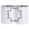 10 oz. White Stainless Steel Short Tumbler Thumbnail