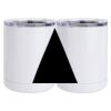 10 oz. White Stainless Steel Short Tumbler Thumbnail