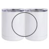 10 oz. White Stainless Steel Short Tumbler Thumbnail