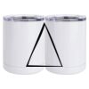 10 oz. White Stainless Steel Short Tumbler Thumbnail