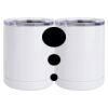 10 oz. White Stainless Steel Short Tumbler Thumbnail