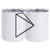 10 oz. White Stainless Steel Short Tumbler Thumbnail