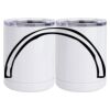 10 oz. White Stainless Steel Short Tumbler Thumbnail