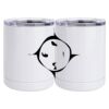 10 oz. White Stainless Steel Short Tumbler Thumbnail