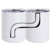 10 oz. White Stainless Steel Short Tumbler Thumbnail