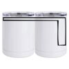 10 oz. White Stainless Steel Short Tumbler Thumbnail
