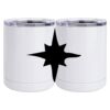 10 oz. White Stainless Steel Short Tumbler Thumbnail
