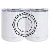 10 oz. White Stainless Steel Short Tumbler Thumbnail