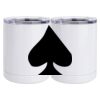 10 oz. White Stainless Steel Short Tumbler Thumbnail