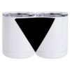 10 oz. White Stainless Steel Short Tumbler Thumbnail