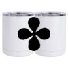10 oz. White Stainless Steel Short Tumbler Thumbnail