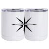 10 oz. White Stainless Steel Short Tumbler Thumbnail