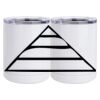 10 oz. White Stainless Steel Short Tumbler Thumbnail
