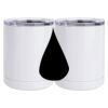 10 oz. White Stainless Steel Short Tumbler Thumbnail