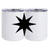 10 oz. White Stainless Steel Short Tumbler Thumbnail