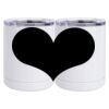 10 oz. White Stainless Steel Short Tumbler Thumbnail