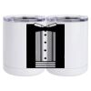 10 oz. White Stainless Steel Short Tumbler Thumbnail