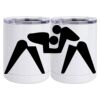 10 oz. White Stainless Steel Short Tumbler Thumbnail