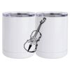 10 oz. White Stainless Steel Short Tumbler Thumbnail