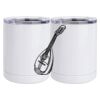 10 oz. White Stainless Steel Short Tumbler Thumbnail