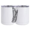 10 oz. White Stainless Steel Short Tumbler Thumbnail