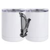 10 oz. White Stainless Steel Short Tumbler Thumbnail