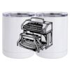 10 oz. White Stainless Steel Short Tumbler Thumbnail