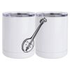 10 oz. White Stainless Steel Short Tumbler Thumbnail