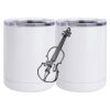 10 oz. White Stainless Steel Short Tumbler Thumbnail