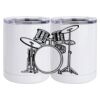 10 oz. White Stainless Steel Short Tumbler Thumbnail