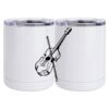 10 oz. White Stainless Steel Short Tumbler Thumbnail