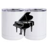 10 oz. White Stainless Steel Short Tumbler Thumbnail