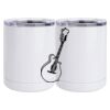 10 oz. White Stainless Steel Short Tumbler Thumbnail