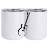 10 oz. White Stainless Steel Short Tumbler Thumbnail