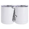 10 oz. White Stainless Steel Short Tumbler Thumbnail