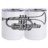 10 oz. White Stainless Steel Short Tumbler Thumbnail