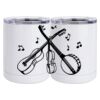 10 oz. White Stainless Steel Short Tumbler Thumbnail