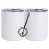 10 oz. White Stainless Steel Short Tumbler Thumbnail