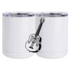 10 oz. White Stainless Steel Short Tumbler Thumbnail
