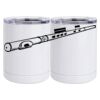 10 oz. White Stainless Steel Short Tumbler Thumbnail