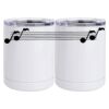 10 oz. White Stainless Steel Short Tumbler Thumbnail
