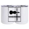 10 oz. White Stainless Steel Short Tumbler Thumbnail