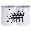 10 oz. White Stainless Steel Short Tumbler Thumbnail