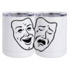 10 oz. White Stainless Steel Short Tumbler Thumbnail