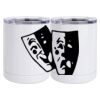 10 oz. White Stainless Steel Short Tumbler Thumbnail
