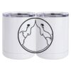 10 oz. White Stainless Steel Short Tumbler Thumbnail