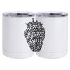 10 oz. White Stainless Steel Short Tumbler Thumbnail