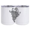 10 oz. White Stainless Steel Short Tumbler Thumbnail